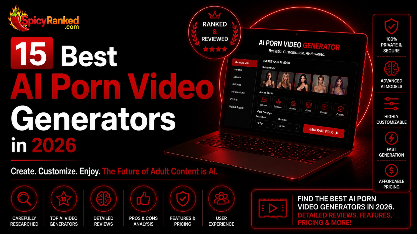 Best AI Porn Video Generator: 15 Picks Compared (2026)