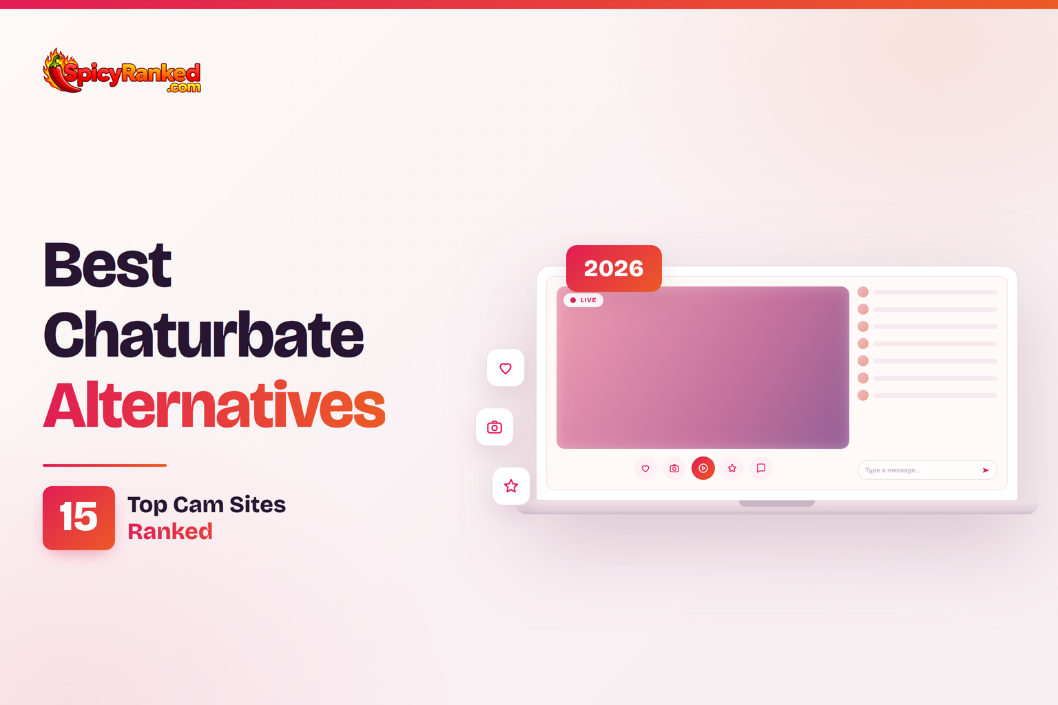 Best Chaturbate Alternatives 2026: 15 Top Cam Sites Ranked