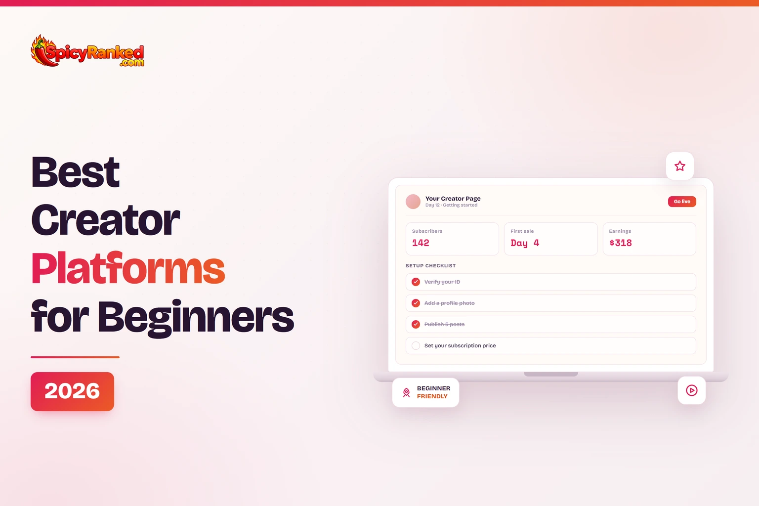 Best Creator Platforms for Beginners 2026: 12 Top Picks Ranked