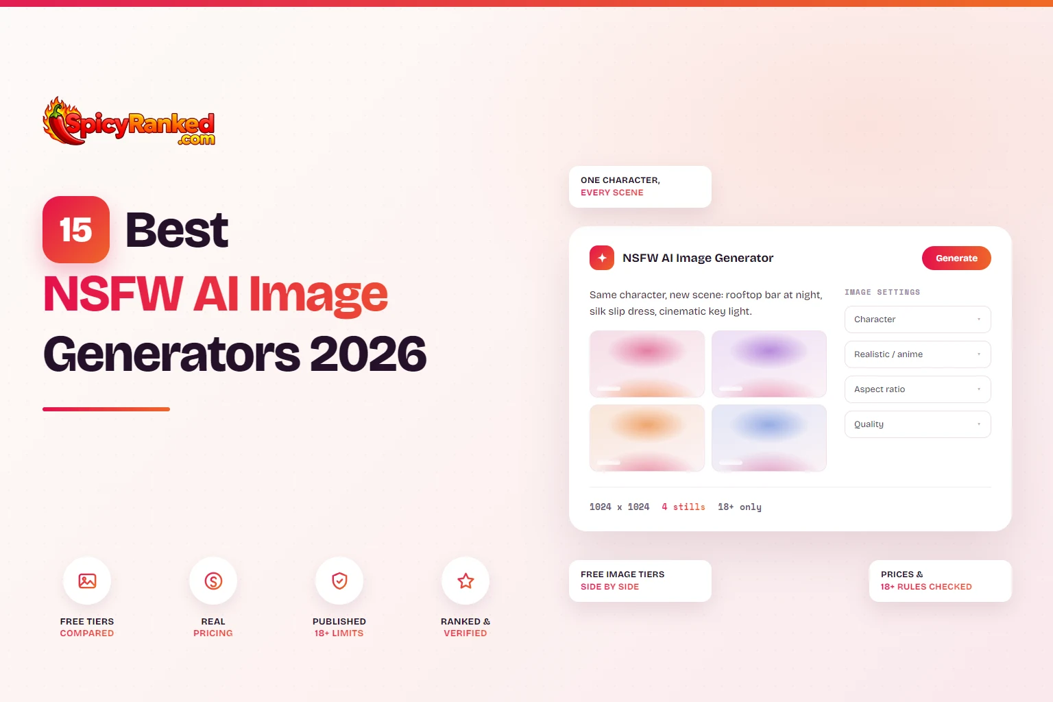 15 Best NSFW AI Image Generators in 2026 (Free Tiers Compared)