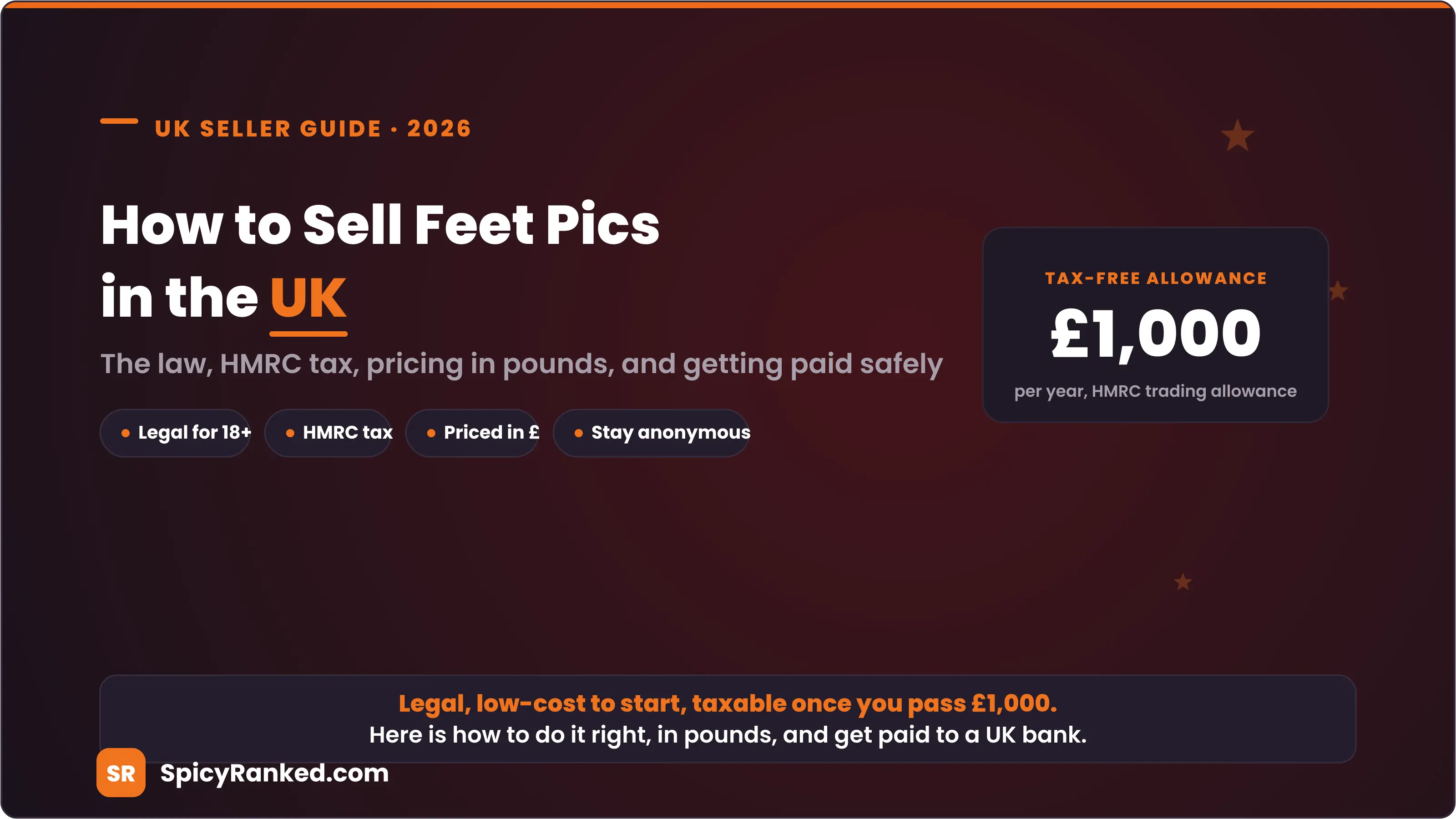 How to Sell Feet Pics in the UK