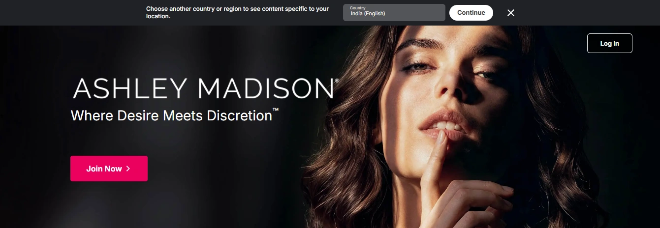 Ashley Madison Hero Banner