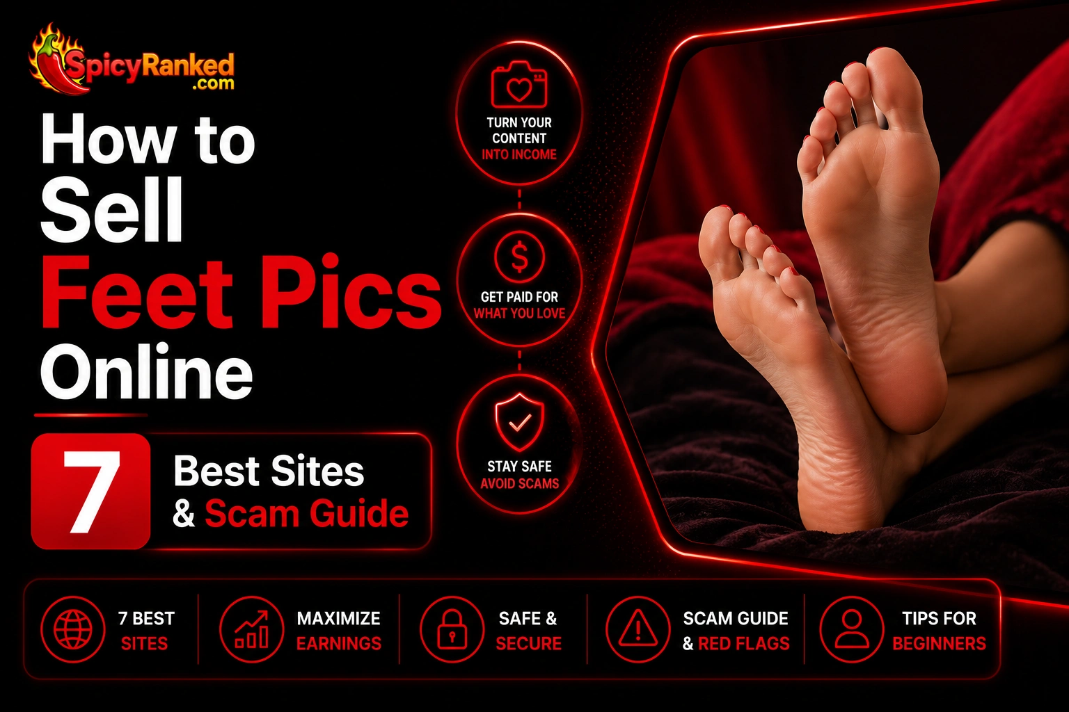 How to Sell Feet Pics Without Getting Scammed