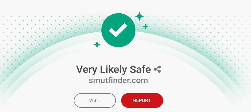 scamaadvisor SmutFinder score