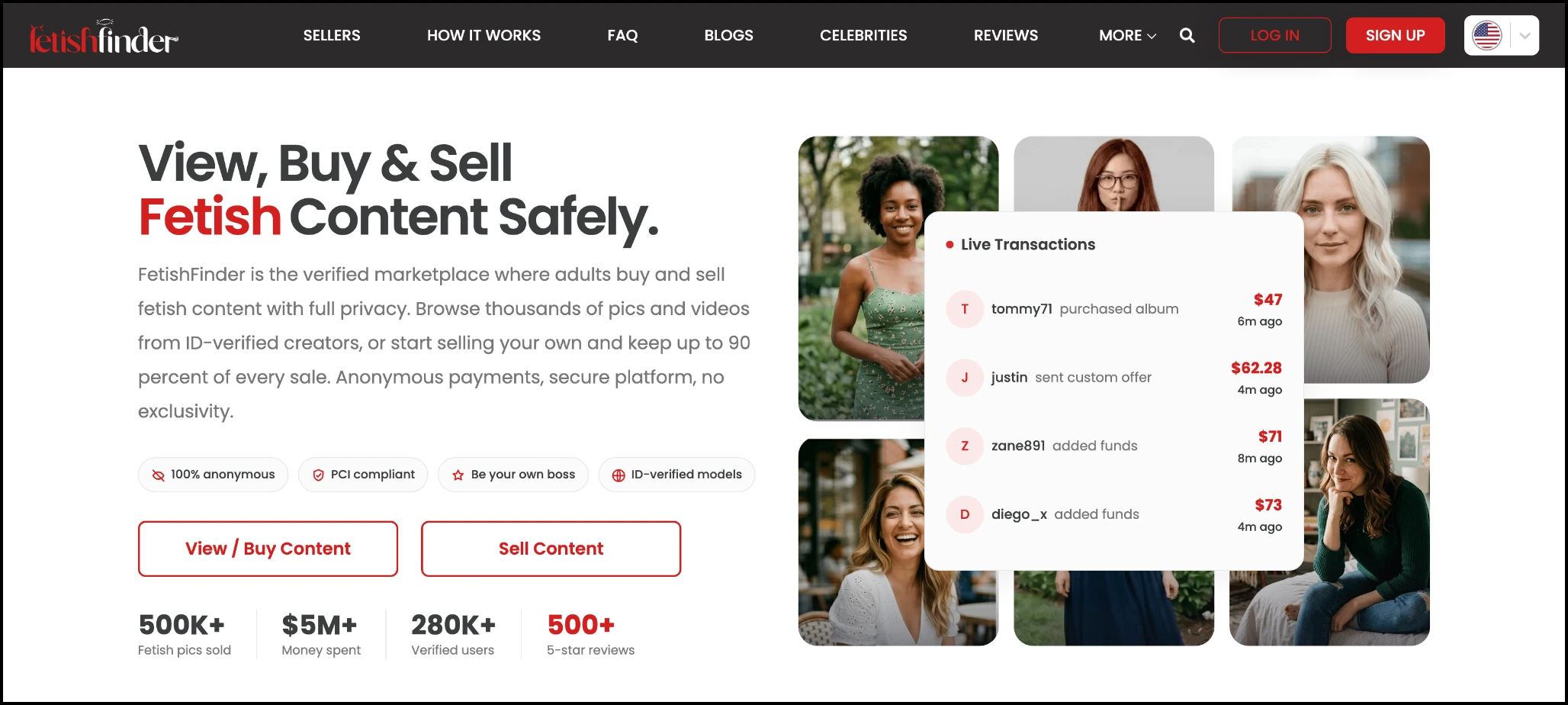FetishFinder Homepage