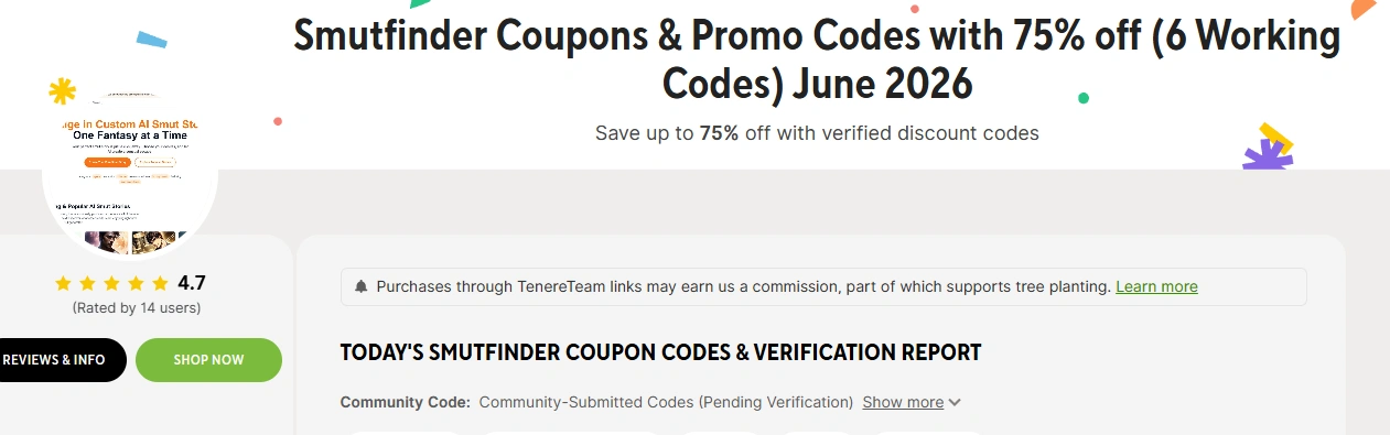 Tenereteam-Smutfinder-coupons