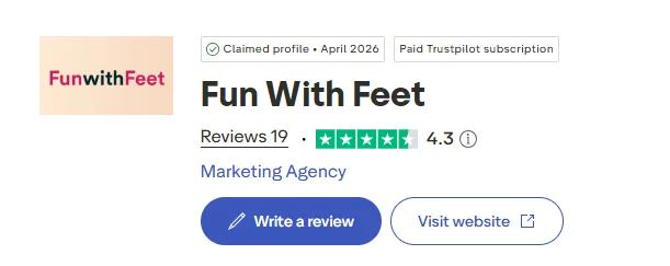 Fun With Feet Trustpilot Review Profile